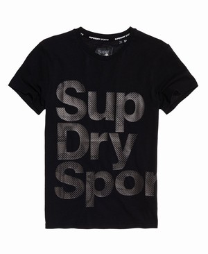 Superdry Combat Camo Férfi Pólók Fekete | KXFEL0961